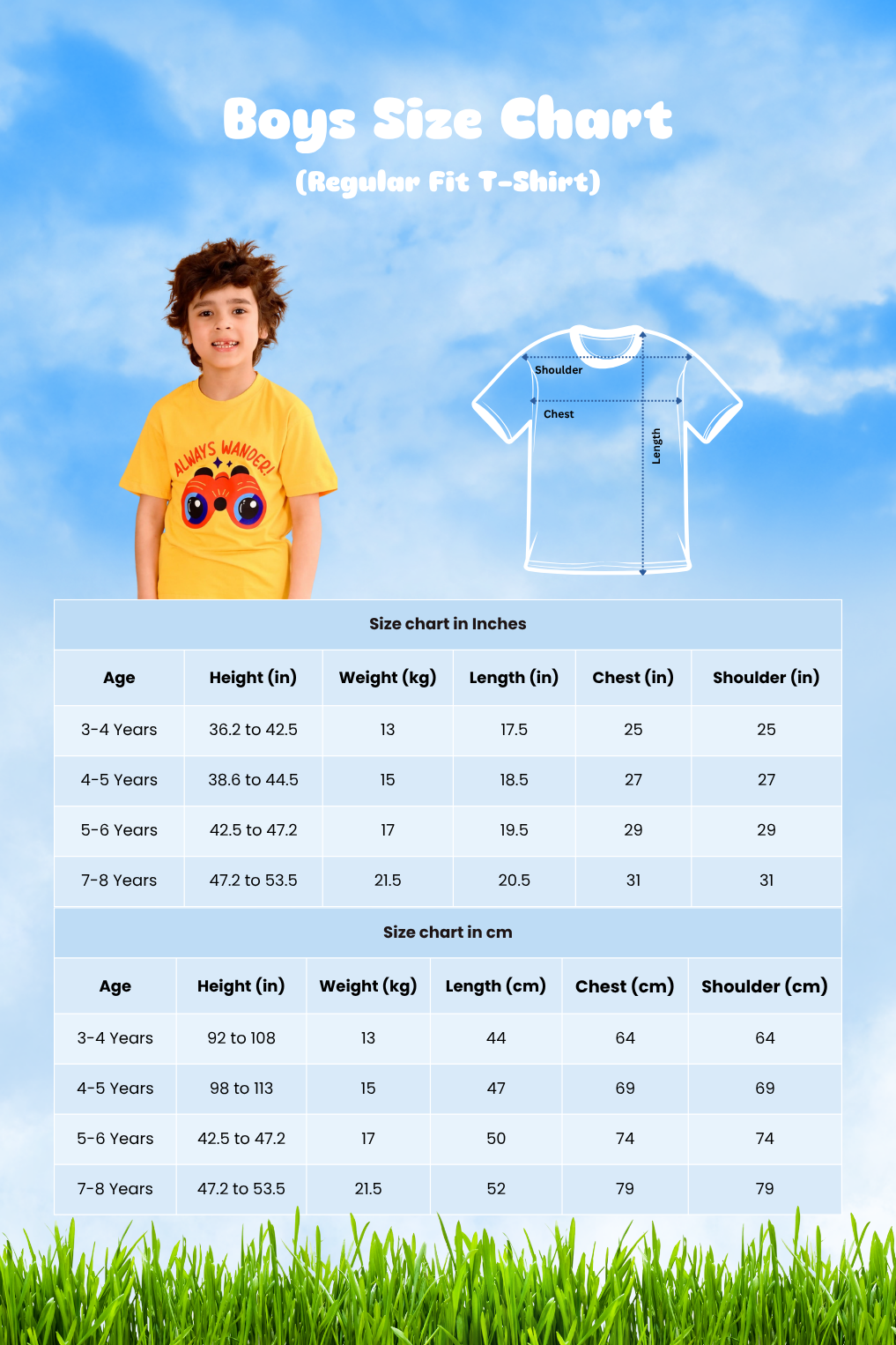 Boys Jumping Tiger Print Regular Fit T shirt I Ash Blue